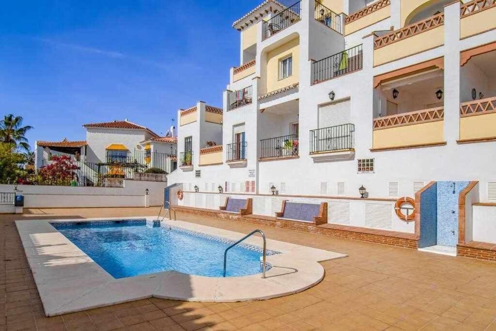 Apt Nerja Chimenea With Ocean View, A/C, & Fiber Exterior photo